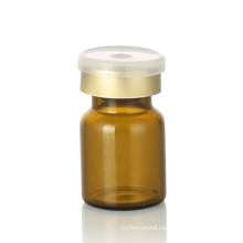 2ml glass amber bottle pharmaceutical glass amber bottle with aluminum-plastic cap
